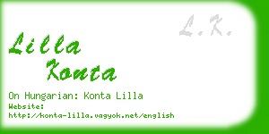 lilla konta business card